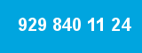 929 840 11 24 929 840 11 24